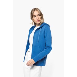 KA4031 LADIES' ECO-FRIENDLY ZIPPED HOODED SWEATSHIRT