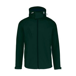 KA413 MEN'S DETACHABLE HOODED SOFTSHELL JACKET