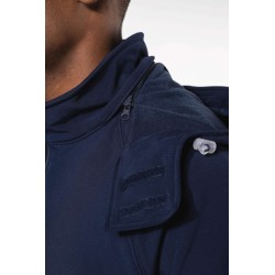 KA413 MEN'S DETACHABLE HOODED SOFTSHELL JACKET