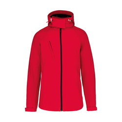 KA414 LADIES' DETACHABLE HOODED SOFTSHELL JACKET