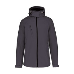 KA414 LADIES' DETACHABLE HOODED SOFTSHELL JACKET