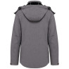 KA414 LADIES' DETACHABLE HOODED SOFTSHELL JACKET