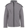 KA414 LADIES' DETACHABLE HOODED SOFTSHELL JACKET