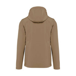 KA422 UNISEX 3-LAYER SOFTSHELL HOODED JACKET WITH REMOVABLE SLEEVES