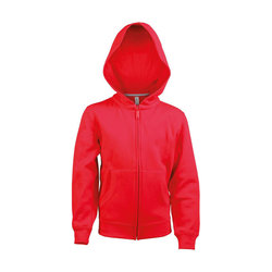 KA455 KIDS FULL ZIP HOODED SWEATSHIRT
