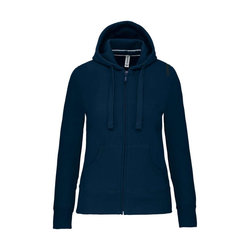 KA464 LADIES' FULL ZIP HOODED SWEATSHIRT