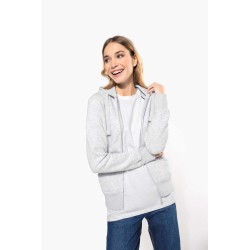 KA464 LADIES' FULL ZIP HOODED SWEATSHIRT