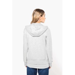 KA464 LADIES' FULL ZIP HOODED SWEATSHIRT