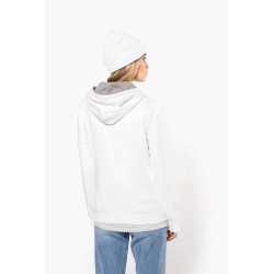 KA465 LADIES’ CONTRAST HOODED SWEATSHIRT