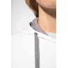 KA465 LADIES’ CONTRAST HOODED SWEATSHIRT