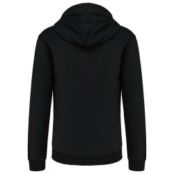 KA466 MEN'S CONTRAST HOODED FULL ZIP SWEATSHIRT