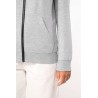 KA467 LADIES’ CONTRAST HOODED FULL ZIP SWEATSHIRT