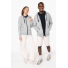 KA467 LADIES’ CONTRAST HOODED FULL ZIP SWEATSHIRT