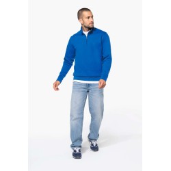 KA478 ZIP NECK SWEATSHIRT