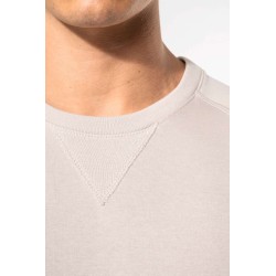 KA480 MEN'S ORGANIC COTTON CREW NECK RAGLAN SLEEVE SWEATSHIRT