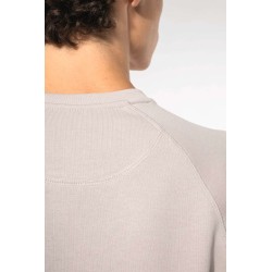 KA480 MEN'S ORGANIC COTTON CREW NECK RAGLAN SLEEVE SWEATSHIRT