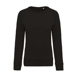 KA481 LADIES’ ORGANIC COTTON CREW NECK RAGLAN SLEEVE SWEATSHIRT