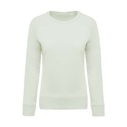 KA481 LADIES’ ORGANIC COTTON CREW NECK RAGLAN SLEEVE SWEATSHIRT