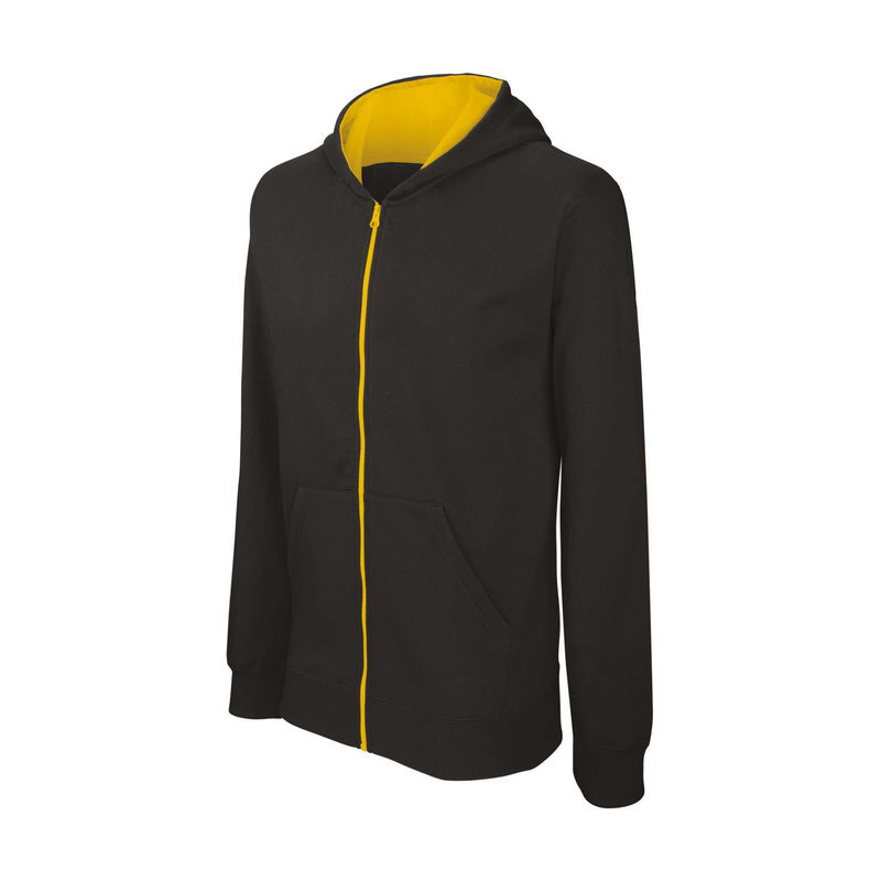 KA486 KIDS' FULL ZIP HOODED SWEATSHIRT