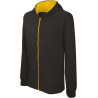 KA486 KIDS' FULL ZIP HOODED SWEATSHIRT