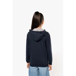 KA486 KIDS' FULL ZIP HOODED SWEATSHIRT