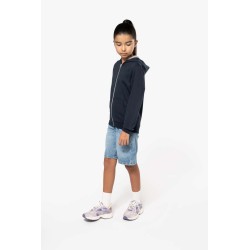 KA486 KIDS' FULL ZIP HOODED SWEATSHIRT
