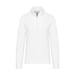 KA487 ZIPPED NECK SWEATSHIRT