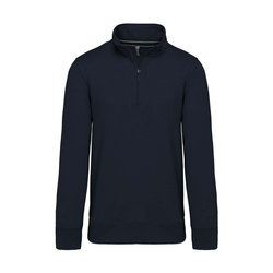 KA487 ZIPPED NECK SWEATSHIRT