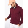 KA487 ZIPPED NECK SWEATSHIRT