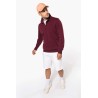 KA487 ZIPPED NECK SWEATSHIRT