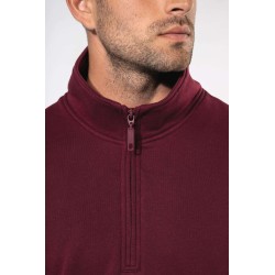 KA487 ZIPPED NECK SWEATSHIRT