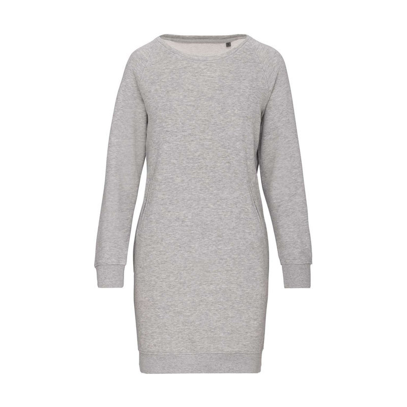 KA493 ORGANIC FLEECE LOUNGE DRESS