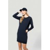 KA493 ORGANIC FLEECE LOUNGE DRESS