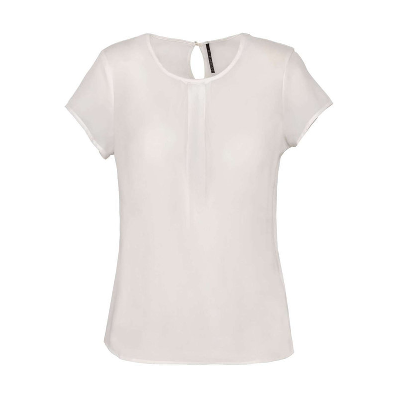 KA5002 LADIES' SHORT-SLEEVED CREPE BLOUSE