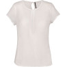 KA5002 LADIES' SHORT-SLEEVED CREPE BLOUSE