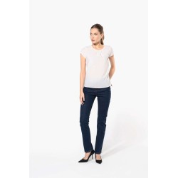 KA5002 LADIES' SHORT-SLEEVED CREPE BLOUSE
