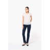 KA5002 LADIES' SHORT-SLEEVED CREPE BLOUSE