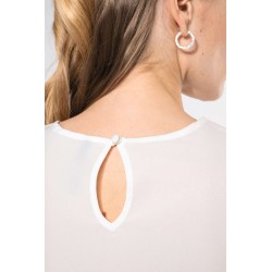 KA5002 LADIES' SHORT-SLEEVED CREPE BLOUSE