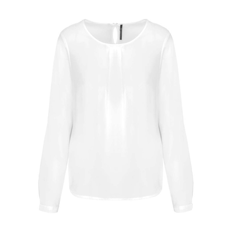 KA5003 LADIES' LONG-SLEEVED CREPE BLOUSE