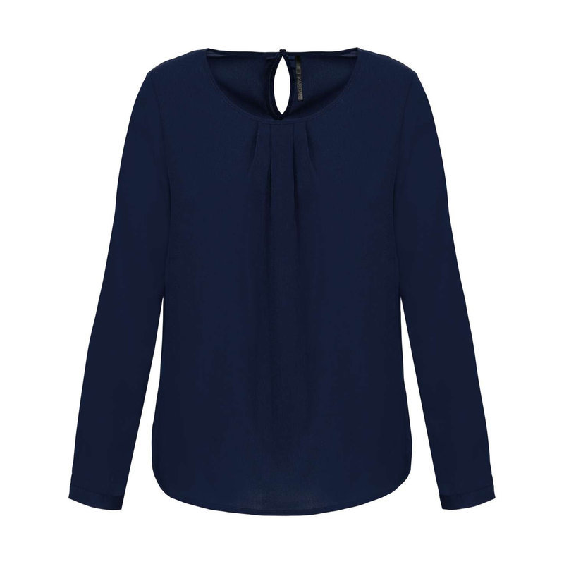 KA5003 LADIES' LONG-SLEEVED CREPE BLOUSE