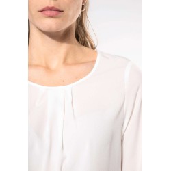 KA5003 LADIES' LONG-SLEEVED CREPE BLOUSE