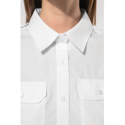 KA504 LADIES’ SHORT-SLEEVED PILOT SHIRT