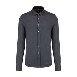 KA507 LONG-SLEEVED JACQUARD KNIT SHIRT