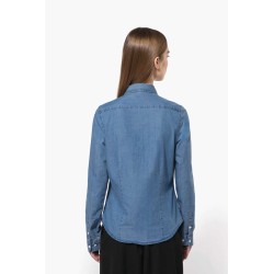 KA509 LADIES’ DENIM SHIRT