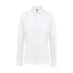 KA510 LADIES’ LONG-SLEEVED COTTON POPLIN SHIRT