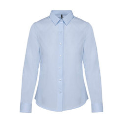 KA510 LADIES’ LONG-SLEEVED COTTON POPLIN SHIRT