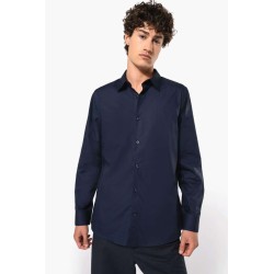 KA513 MEN’S LONG-SLEEVED COTTON POPLIN SHIRT
