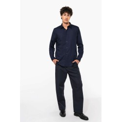 KA513 MEN’S LONG-SLEEVED COTTON POPLIN SHIRT
