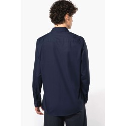 KA513 MEN’S LONG-SLEEVED COTTON POPLIN SHIRT