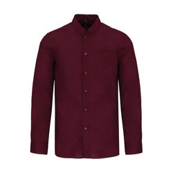KA515 MEN'S LONG-SLEEVED MANDARIN COLLAR SHIRT